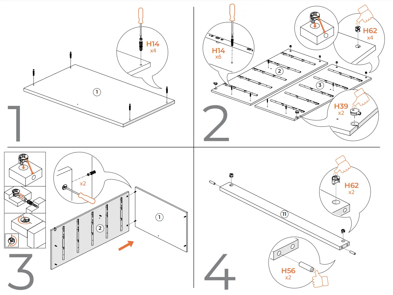 ASHLEY Five Drawer Chest - fig 5