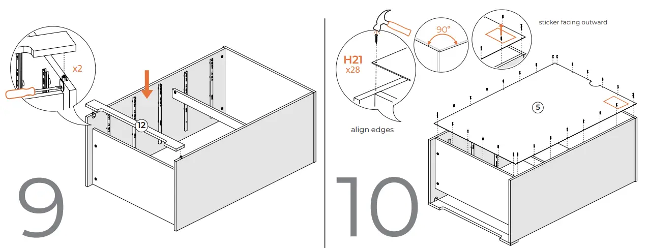 ASHLEY Five Drawer Chest - fig 7