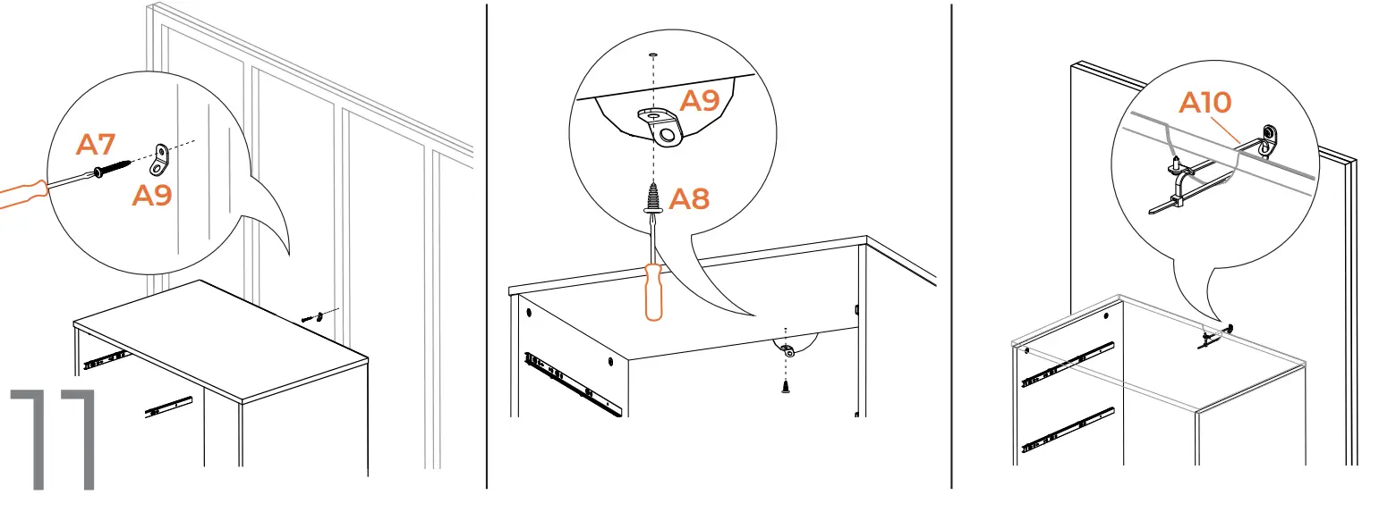 ASHLEY Five Drawer Chest - fig 9