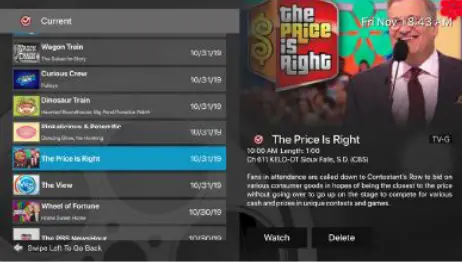 Watching Your Recordings