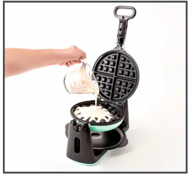 DASH DBWM600 Flip Belgian Waffle Maker - using your Waffle Maker 8