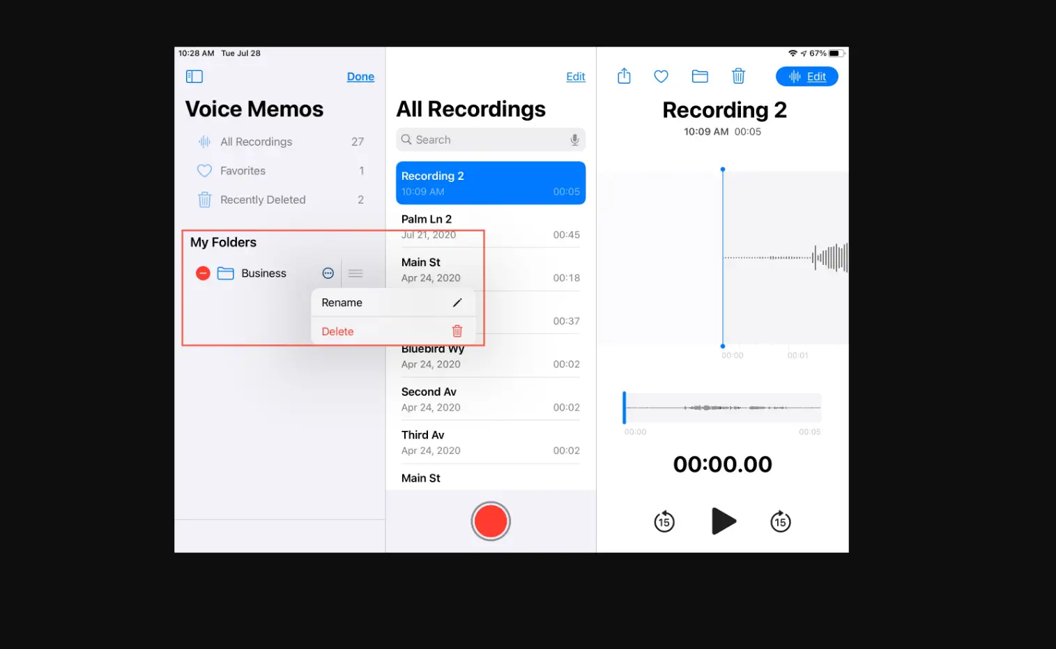 Organize Recordings In Voice Memos On Iphone Organize Recordings In Voice Memos On Iphone