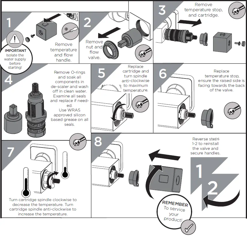 BRISTAN-SHXDIVCTFF-BLK-Craze-Black-Exposed-Bar-Shower-Valve-Kit-fig-13