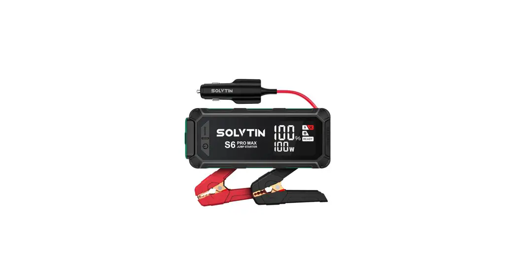 Solvtin S6 Pro Max Battery Jump Starter User Manual