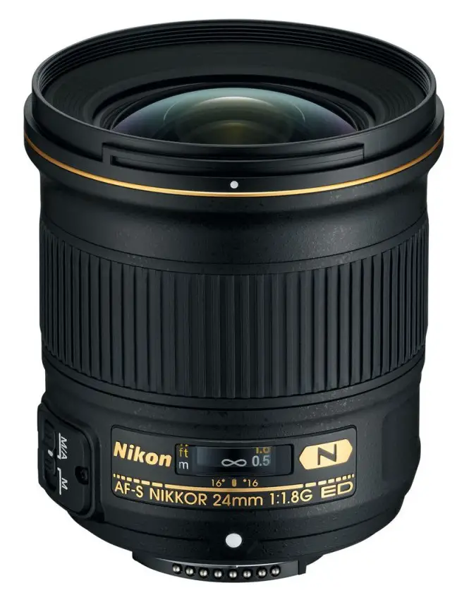 Nikon NIKKOR 24mm f-1.8G ED Lens