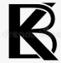 B K logo