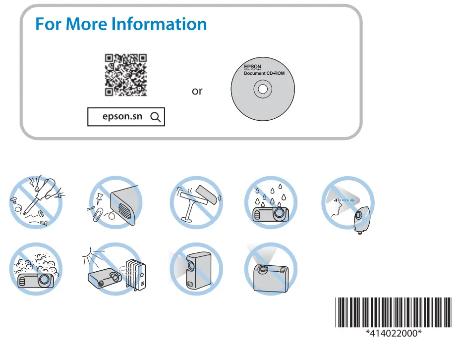 EPSON EB-L200SW Multimedia Projector - last