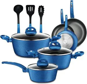nutrichef Kitchen Cookware Set NCCWA13BU