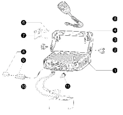 Hytera MD622i Digital Mobile Radio - 3