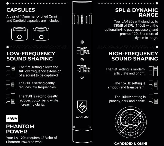 LAUTEN-AUDIO-LA-120-Small-Diaphragm-Condenser-Microphones-Stereo-Set-FIG-1