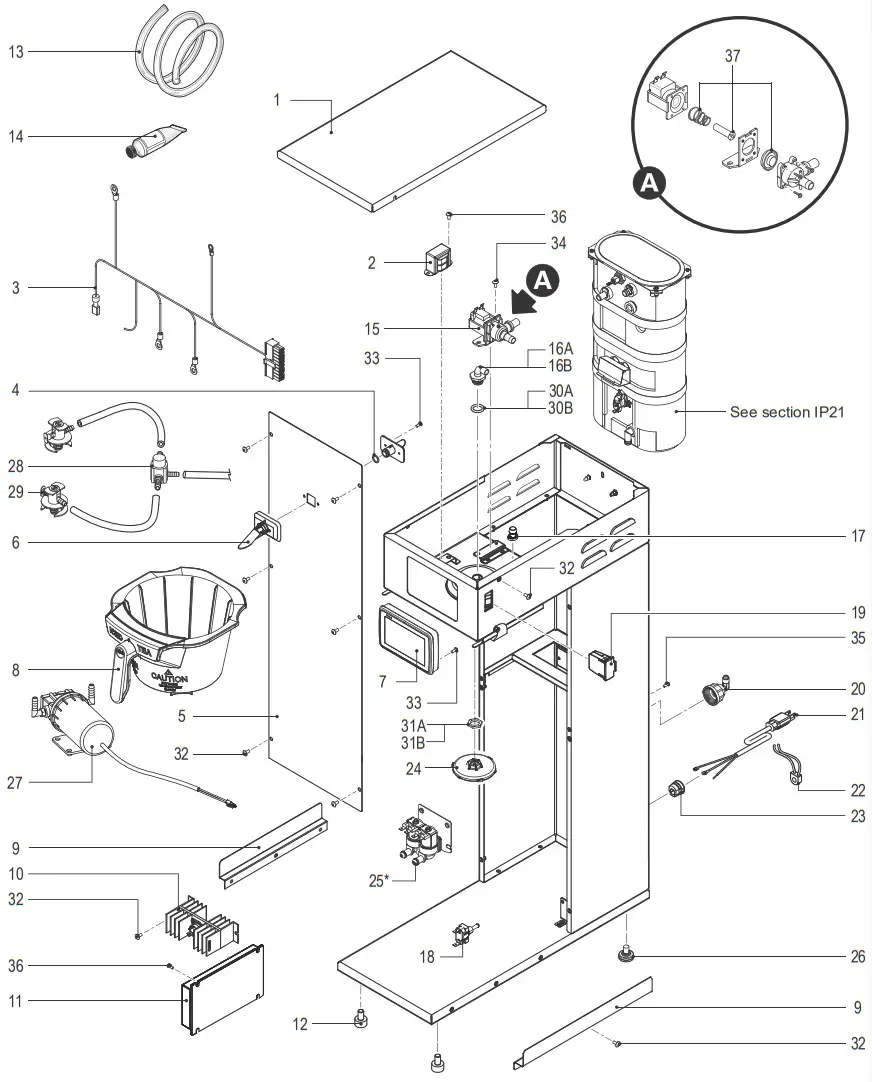 Curtis G4 Digital Sweet Tea Brewing System - FIGURE 36