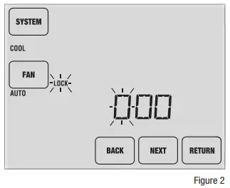 Braeburn Programmable Touchscreen Thermostat-Locking and Unlocking the Thermostat2