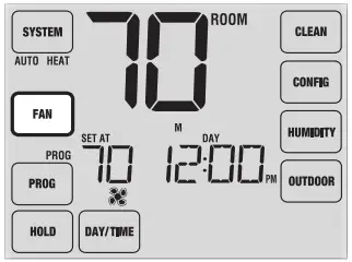 Braeburn Programmable Touchscreen Thermostat-Programmable Fan Mode