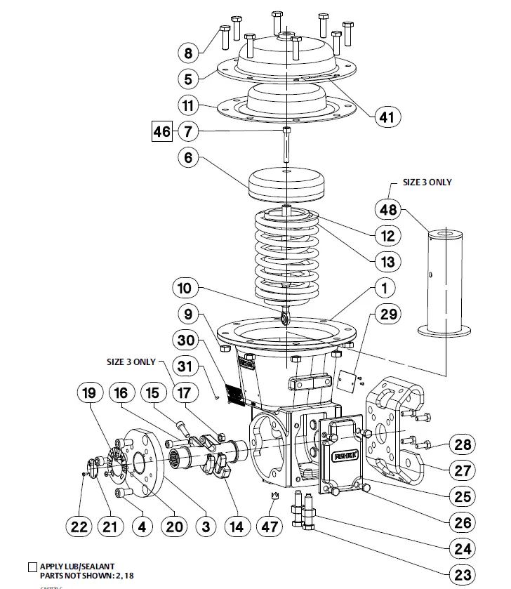 Fisher 2052 Diaphragm Rotary Actuator-fig-6