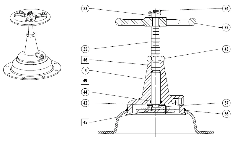 Fisher 2052 Diaphragm Rotary Actuator-fig-8