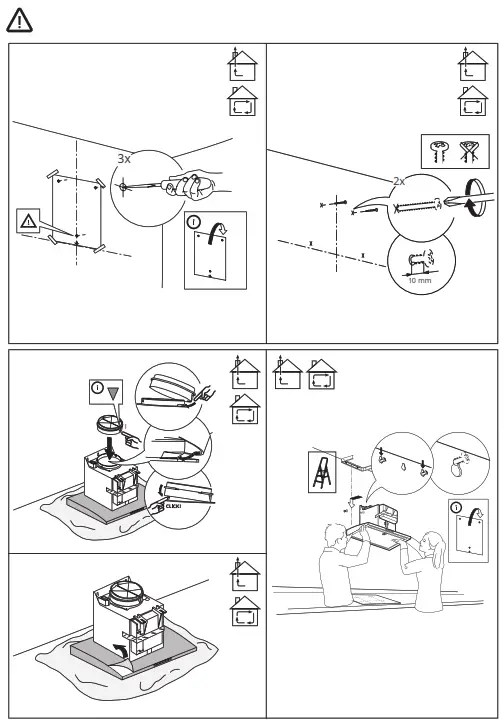 IKEA BALANSERAD Wall Mounted Cooker Hood - 2