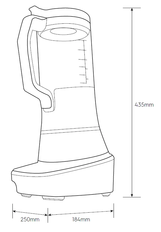 Electrolux E7TB1-84SM Blender 1
