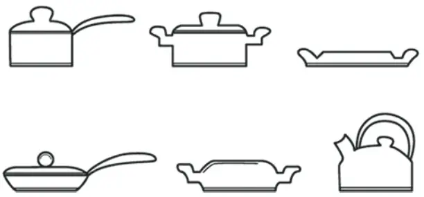 HENDI 237670 Induction Hob - Suitable cooking equipment 1