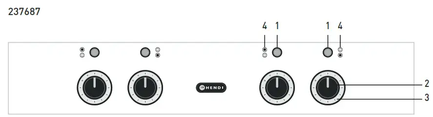 HENDI 237670 Induction Hob - appliance 2