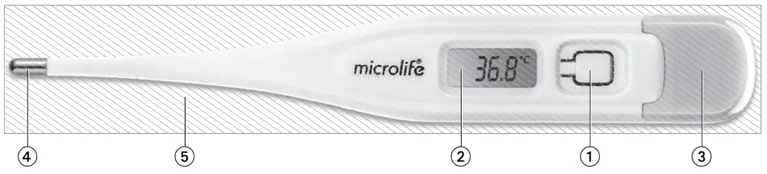 microlife IB MT 600 Digital Thermometer -