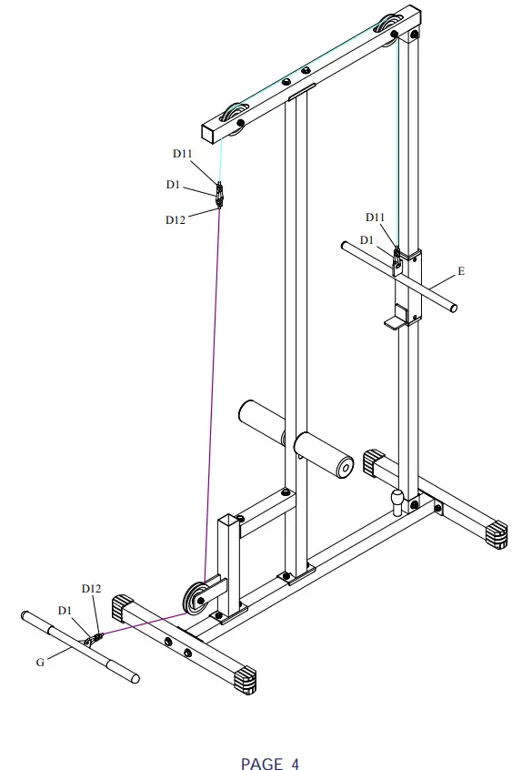 Shark Fit AG PLM180X Powerline Lat Machine - Fig 5