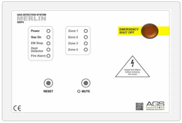 AGS MERLIN GDP4 Safe Area Gas Detector Controller