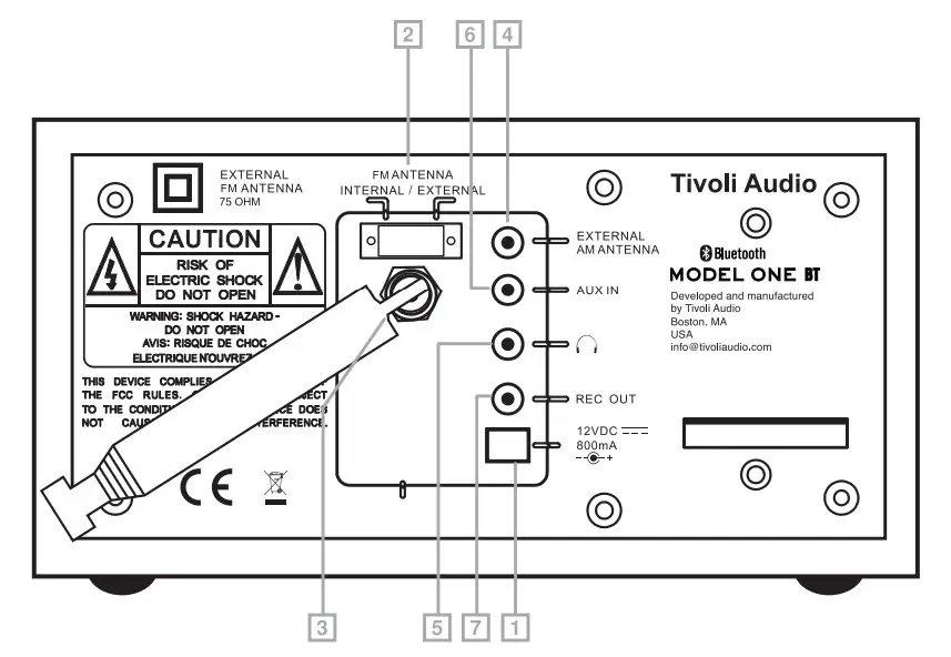 Tivoli Audio Model One BT Bluetooth AM FM Radio - Features 2