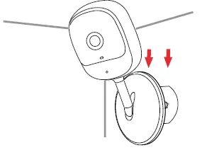 D-Link DCS-6100LH Compact Full HD Wi-Fi Camera Mounting the Camera 4