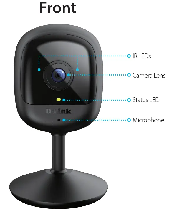 D-Link DCS-6100LH Compact Full HD Wi-Fi Camera front