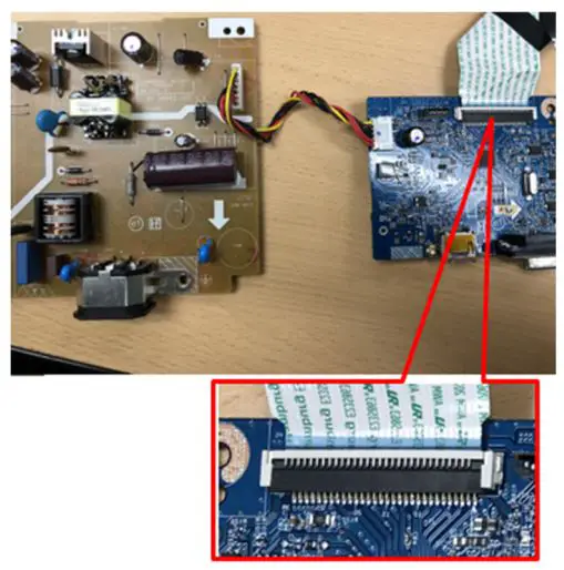 DELL SE2422HX 23.8 Inch FHD 16 9 Monitor Instructions - Disassemble SPS BD and I F BD from Main SHD