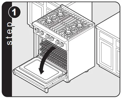 Viking Range 5 SERIES Professional Freestanding - Door Removal 1