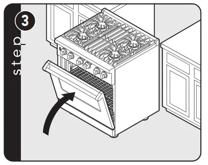 Viking Range 5 SERIES Professional Freestanding - Door Removal 3