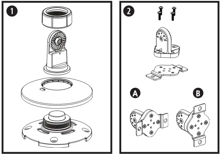 BOSE CMBS2 Ceiling-mount Bracket - Fig. 1 & 2