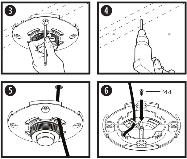 BOSE CMBS2 Ceiling-mount Bracket - Fig. 3-6