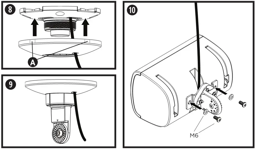 BOSE CMBS2 Ceiling-mount Bracket - Fig. 8-10