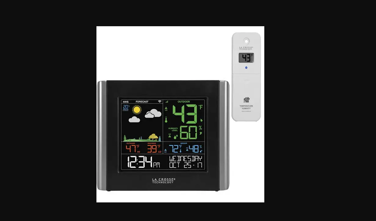 La Crosse Color Weather Station V10-th Instruction Manual La Crosse Color Weather Station V10-th Instruction Manual
