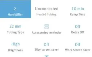 Luna G3 BPAP 25A LG3700-Settings 3