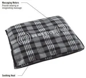 FIG 2 TRAVEL BLANKET WITH HEAT & VIBRATION MASSAGE