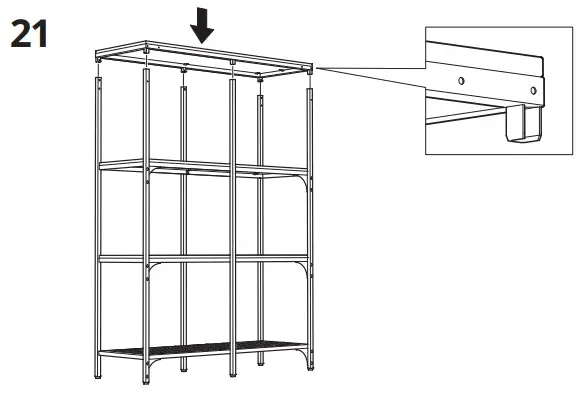IKEA FJÄLLBO Shelving Unit - PAT21
