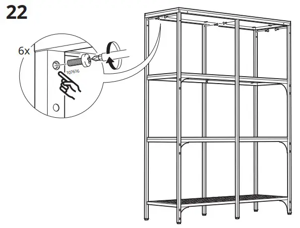 IKEA FJÄLLBO Shelving Unit - PAT22