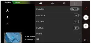 SweelPro GC2-S 4K 2 Axis Low Light Gimbal Camera- Interface