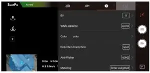 SweelPro GC2-S 4K 2 Axis Low Light Gimbal Camera- Setting