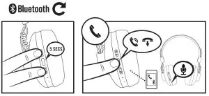 MARLEY EM-JH151-SB Positive Vibration Wireless Headphone - Blutooth Function1