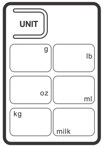 ULTREAN CX 2012 Digital Kitchen Scale- Conversion