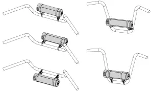 KURYAKYN 2719 MTX Road Thunder Weather Resistance Motorcycle Sound Bar Plus- EXAMPLES