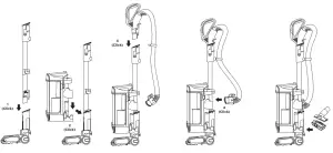 Shark DuoClean Powered Lift Away Upright - ASSEMBLY