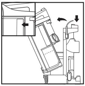 Shark DuoClean Powered Lift Away Upright -Dust Cup