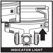 Shark DuoClean Powered Lift Away Upright -INDICATOR LIGHT