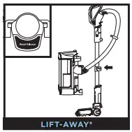 Shark DuoClean Powered Lift Away Upright -LIFT AWAY
