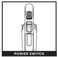 Shark DuoClean Powered Lift Away Upright -POWER SWITCH